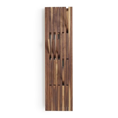 Piano Garderobe, H 147 x B 39 cm, Nussbaum geölt