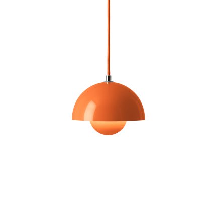 Flowerpot VP10 Pendelleuchte, Zesty orange