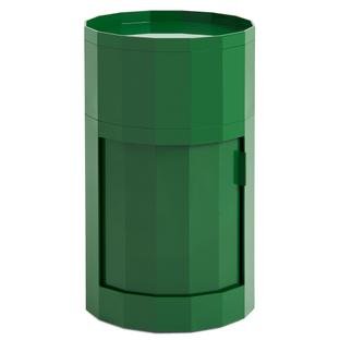 Facet Container, H 66 x Ø 38 cm, Spinach green