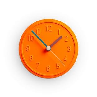 Wanduhr Alu Alu, Leuchtorange