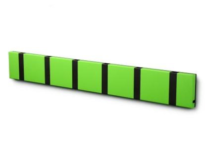 Details LoCa Knax Knax, 6 Haken, schwarz, MDF lime lackiert