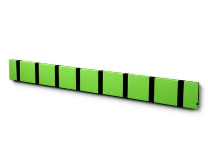 Details LoCa Knax Knax, 8 Haken, schwarz, MDF lime lackiert