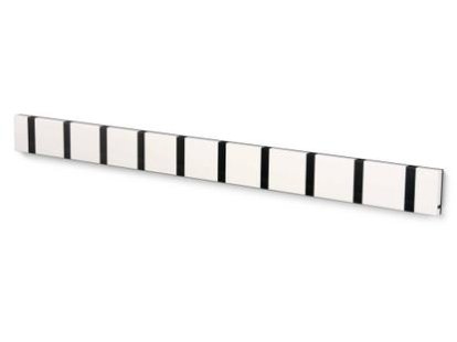 Details LoCa Knax Knax, 10 Haken, schwarz, MDF weiß lackiert
