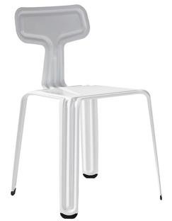 Pressed Chair, Verkehrsweiß glänzend