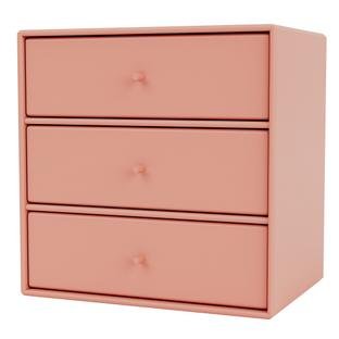 Details Montana Montana Mini Montana Mini, Modul mit 3 Schubladen, Rhubarb