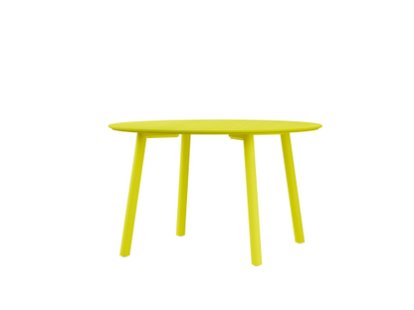 Meyer Color Esstisch, Ø 115 cm, Esche schwefelgelb