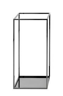 Rack Schirmständer/ Beistelltisch, Quadratisch, Rauchchrom glänzend