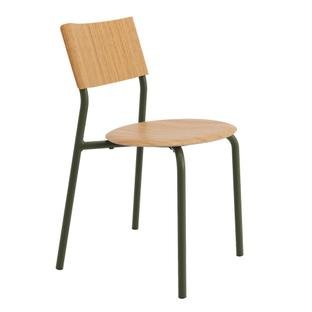 SSD Stuhl, Metall/Holz, Eiche, Rosmaringrün
