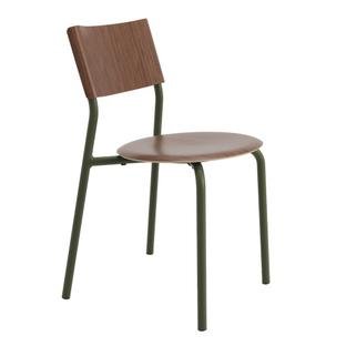 SSD Stuhl, Metall/Holz, Walnuss, Rosmaringrün