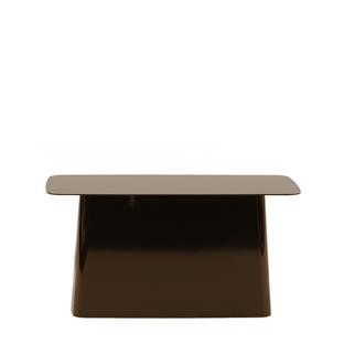 Metal Side Table, Chocolate, Groß (H 35,5 x B 70 x T 31,5 cm)