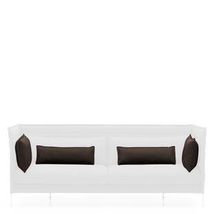 Kissensatz für Alcove Sofa, Für 3-Sitzer, Laser, Nero/moorbraun