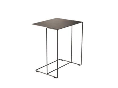 Oki, H 49 x B 42 x T 34 cm, Matt-pulverbeschichtet bronzefarben, Matt-pulverbeschichtet bronzefarben