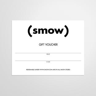 smow Geschenkgutschein 50 EUR|PDF-Gutschein per E-Mail|Englisch